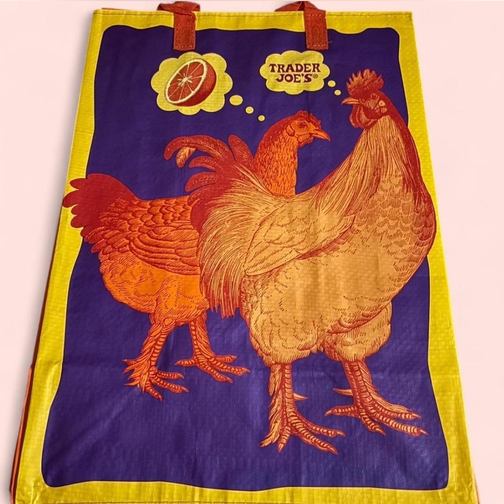 Trader Joe’s Rare Specialty Mandarin Orange Chicken Reusable Tote Bag Shopping